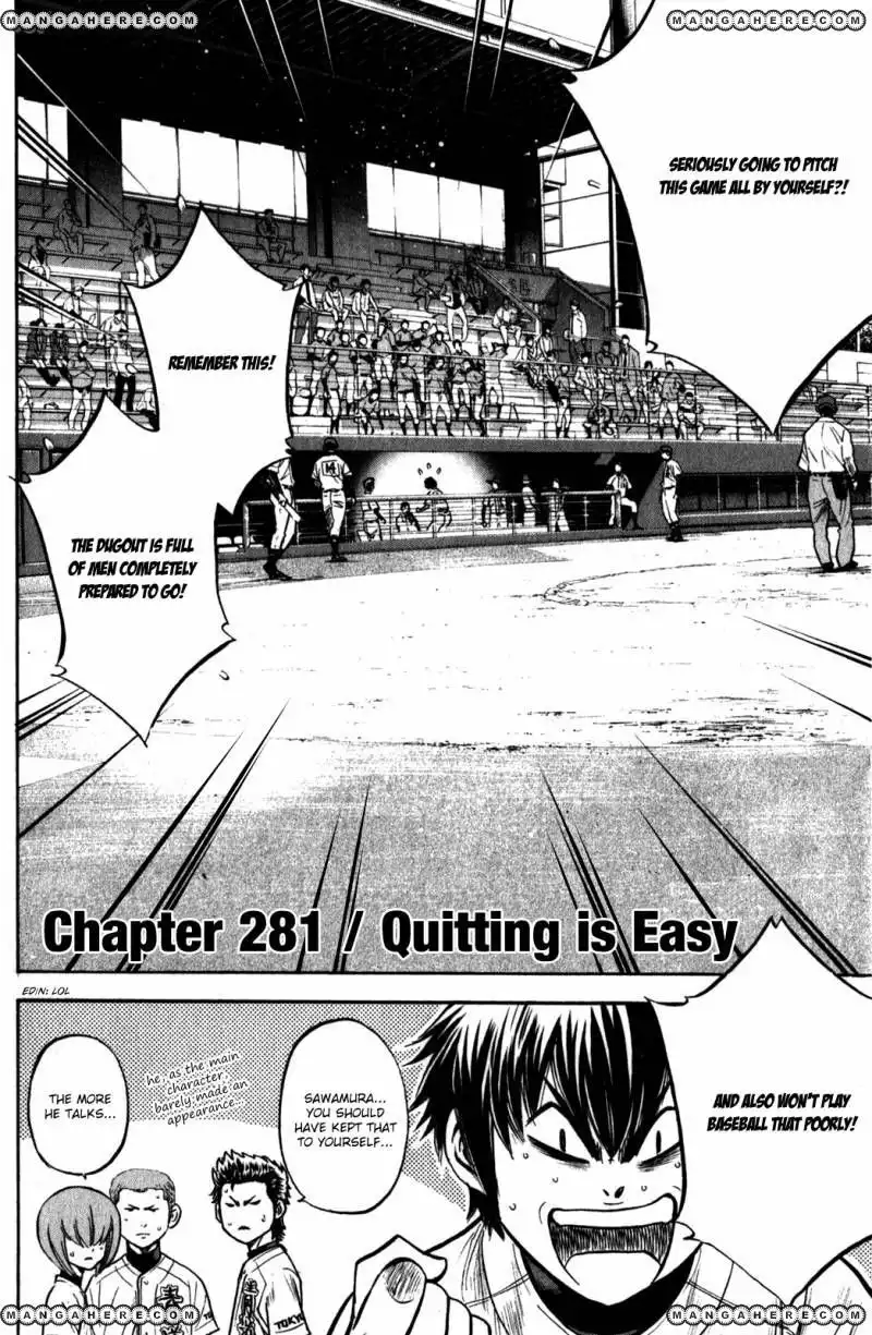 Diamond no Ace Chapter 281 6